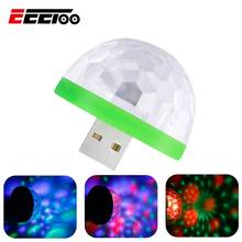EeeToo USB Laser Stage Light LED Color Music Dj Lights Disco Lamp Stage Lighting Effect Bulb Wedding Party Home Lamp Decoration 2024 - buy cheap
