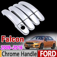 Cubierta de manija cromada para coche Ford Falcon FG, conjunto de molduras FGX G6E XR6 XR8 XT, accesorios para coche, pegatinas, estilo de coche 2009 2016 2010 2024 - compra barato