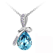 AAAA+ rhinestones Austrian Crystal Angel water dropshipping pendant Necklace fashion Jewelry beautiful women gift summer quality 2024 - buy cheap