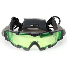 High Quality 25 Feet Green Night Vision Goggles with Flip-out LED Lights Adjustable Elastic Band Children Ski Goggles Glasses 2024 - buy cheap