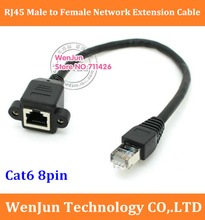 Удлинительный кабель со штекером на гнездо, 8 контактов, RJ45, Cat 6, 10 шт. 2024 - купить недорого