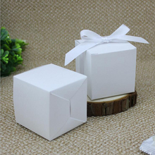 AVEBIEN-caja de papel Kraft con cinta blanca para dulces, accesorios de decoración, bricolaje, recuerdos de boda, caja de regalo de papel de Chocolate, bolsa de galletas, 20 Uds. 2024 - compra barato