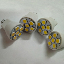 Foco de luz LED resistente al calor, lámpara de araña brillante de 2W MR8 bombilla LED para lámpara, 12V, 6 luces LED SMD 5050, reemplazo de bombilla halógena, 1 unidad 2024 - compra barato
