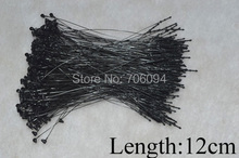 1000pcs 12cm cloth/garment hangtag sling/glue needle/string buckle/string seal,black Plastic Label Seal/string seal for Garment 2024 - buy cheap