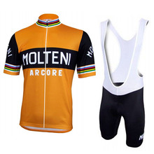 Cycling jersey 2019 bike wear jersey set bib shorts gel pad Summer Breathable cycling clothing MTB ropa Ciclismo triathlon 2024 - buy cheap
