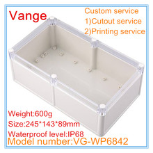 2pcs/lot mould making injection case shell 245*143*89mm IP68 waterproof ABS plastic project box housing for device under water 2024 - buy cheap