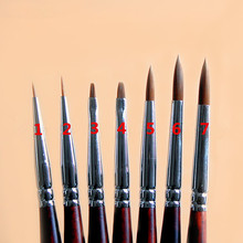 7pcs High Quality Dental Lab Porcelain Ceramic Ermine Brush Pen Set Tool Dental Lab Ceramist Brush Pen 2024 - buy cheap