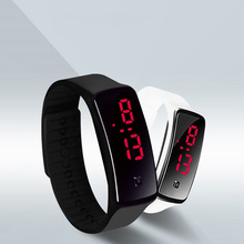 12 цветов новые модные светодиодные спортивные часы для бега Дата резиновый браслет цифровые наручные часы спортивные часы женские мужские часы для фитнеса 2024 - купить недорого