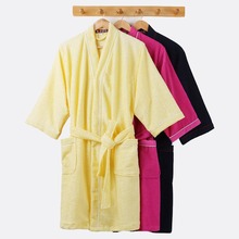 Men's Kimono Bathrobe Cotton Robes Plus Size Lightweight Long Robe For Men Absorption After Shower Bathrobe Sleepwear 2024 - buy cheap