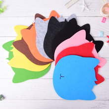 1pc Creative Optical Trackball PC Thicken Mouse Pad Felt Cloth Universal Cute Cat MousePad Mat for Laptop Computer Tablet PC 2024 - buy cheap