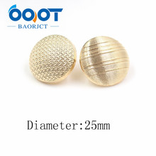 OOOT BAORJCT A-19512-547,10pcs/Lot 25/35mm,High quality gold Metal Button,Art buttons clothing accessories DIY materials 2024 - buy cheap