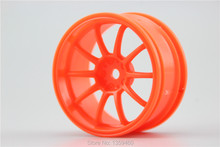 Llanta de rueda de turismo y derrape, 4 unidades, W10S2NO(Material naranja), 4mm offset, se adapta a 1:10 Touring y Drift Car 1/10, 1/10, 10502 2024 - compra barato