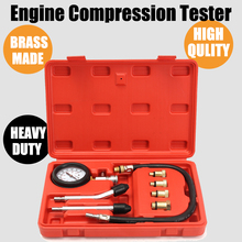 Petrol Rapid Type Pressure Gauge Tester Kit Motor Auto Petrol Gas Engine Cylinder Compression Gauge Tester Tool Car Diagnostic 2024 - buy cheap
