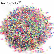 Lucia Crafts 20g/lot(approx 1580pcs) Loose 2mm Glass beads Seed Garment Beads Jewelry Making E0907 2024 - buy cheap