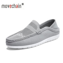 Movechain Man Fashion Fabric Loafers Mens Driving Flats Men's Slip-On Moccasins Oxfords Casual Shoes 2024 - buy cheap