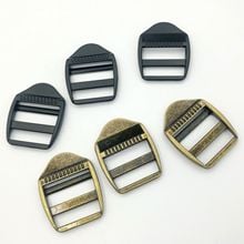 6pcs metal thickening  school bag ladder buckle subheading word buckle taping adjust buckle 2.5cm garment trimmings 2024 - buy cheap