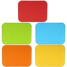 New arrival Heat colorful resistant Silicone Non Slip Saucepan Table Heat Insulation Mat Pad Holder Kitchen Tool drop shipping 2024 - buy cheap