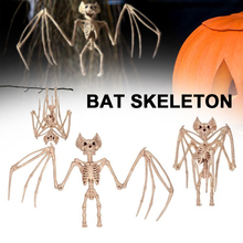 New Bat Skeleton Skull Animal Skeleton Model Bat Bones Creepy Halloween Party Decoration Fun Bone Skeleton Hot Sale 2024 - buy cheap