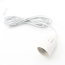 Cable de interruptor de lámpara para colgante, soporte de lámpara de suspensión, bombilla LED E27, 5m, 5,5x2,1, macho 2024 - compra barato