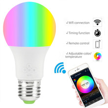 LED Bulb Lamps E27 Smart Remote Light Bulb Smart WIFI RGB Magic Light 4.5W 7W Work For Echo Alexa Google Home Bombilla 2024 - buy cheap