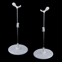 Soporte para muñecos, 2 piezas, ajustable, 1/3, 1/4, blanco, BJD, 45-60cm, accesorios para muñecas 2024 - compra barato