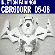 All white Fairings For Honda CBR 600 RR 2006 2005 (100% fit ) cbr600rr 05 06 Injection Abs Fairing kit l84 2024 - buy cheap