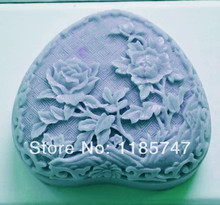 Classical Heart Silicone Soap Mould 3D Silicone Mold Silikon Forms for Soap 2024 - buy cheap