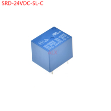 Relé de potencia de 5 piezas, SRD-24VDC-SL-C, 10A, 5pin, T73, SRD, 24V, realys 2024 - compra barato