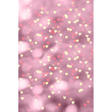 Светло-фиолетовый фон для фотосъемки на День святого Валентина с принтом сердец для новорожденных, реквизит для детской фотостудии 2024 - купить недорого