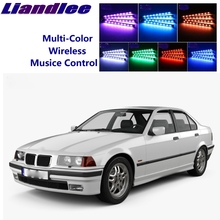 LiandLee Car Glow Interior Floor Decorative Atmosphere Seats Accent Ambient Neon light For BMW 3 E21 E30 E36 E46 2024 - buy cheap