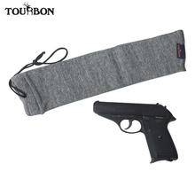 Tourboa suporte tático de silicone, tratamento para pistola, braço de fogo, meias, protetor de arma, cinza para tiro, 38.5cm 2024 - compre barato