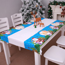 Limpar hearting ano novo natal toalha de mesa de jantar da cozinha decorações casa retangular festa mesa cobre natal 2019 2024 - compre barato