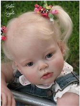 Reborn baby kit DIY reborn baby doll для 26/28 дюймов, Мягкий силикон, винил, настоящее мягкое прикосновения 2024 - купить недорого