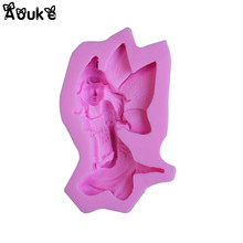 3D Cake Chocolate Molds Angel Girl Shape Cookies Liquid Silicone Mold Pudding Ice Cube Mould Wedding Decoration DIY Baking Tools 2024 - buy cheap