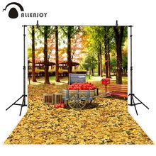 Allenjoy-pano de fundo de fotografia, outono, floresta, folha de bordo, árvore, outono, fundo, foto, estúdio, foto, adereço, fotochamada 2024 - compre barato