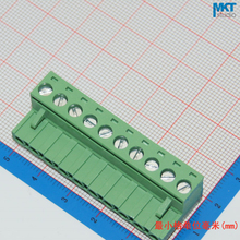 100Pcs 10P 5.08mm Pitch Right Angle Female PCB Electrical Screw Wire Terminal Block Connector 2024 - buy cheap