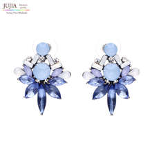 2019 Statement earring Trendy Jewelry Elegant Shiny crystal Stud Earrings For Women Factory Wholesale 2024 - buy cheap