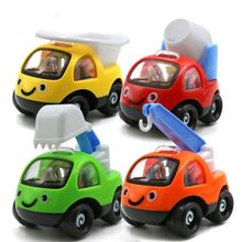 New Plastic Cute Inertial Engineering Cars Shaped Toy Model Hobby Toys Car Kids Gift For Boy Girls 2024 - buy cheap