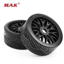 4Pcs/Set 1:8 Scale Flat Off Road  Wheel Tires Tyre with 17mm Hex fit HPI HSP Buggy RC Car Model Toys Accessories 2024 - buy cheap