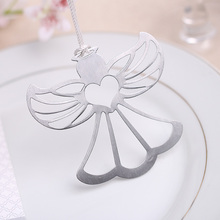 10PCS Silver Finished Metal Angel Bookmark Wedding Gift Baby Birthday Party Souvenir&Giveaway For Guest 2024 - buy cheap