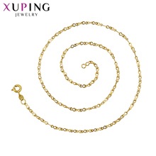 Xuping Fashion Necklace Pure Gold Color Plated Long Necklace for Women Chain Jewelry Gifts for Thanksgiving 42480 2024 - buy cheap