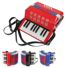 Mini 3 colors option Educational Musical Instrument 17-Key 8 Bass Toy Accordion for Kids Children 2024 - buy cheap