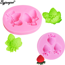 M2026 DIY Strawberry UV Resin Silicone Mold Fondant Chocolate Candy Gumpaste Lollipop Crystal Epoxy Soft Clay Bake Tools 2024 - buy cheap