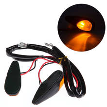 2x 5W Motorcycle Turn Signals Mini Blinker Amber Indicator Lights Lamp 12V 2024 - buy cheap