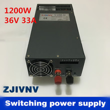 1200W 36V 33A 220vac INPUT Single Output Switching power supply for LED Strip light AC to DC 2024 - buy cheap