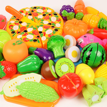 6/10/13/18pcs/20pcs/37pcs/set Housekeeping Toys education toys for baby color random surwish plastic fruit vegetables cut toys 2024 - buy cheap