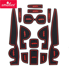 Smabee Gate Slot Pad For Perodua Axia Anti-Slip Gate Slot Mat Interior Accessories Door Cup Holders Non-Slip Mats Car Sticker 2024 - buy cheap