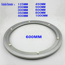 Wholesale Outside Dia 600 MM (24 Inch)  Quiet and Smooth Solid Aluminium Lazy Susan Bearing Turntable Swivel Plate 2024 - buy cheap