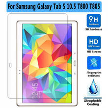 Tempered Glass For Samsung Galaxy Tab S 10.5 T800 Tempered Glass for Samsung Tab S T805 Screen Protector Tablet Protective Film 2024 - buy cheap