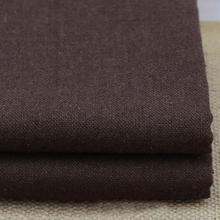 100cm*140cm natural linen material bags table cloth zakka linen fabric plain dyed coffee cotton linen material 2024 - buy cheap